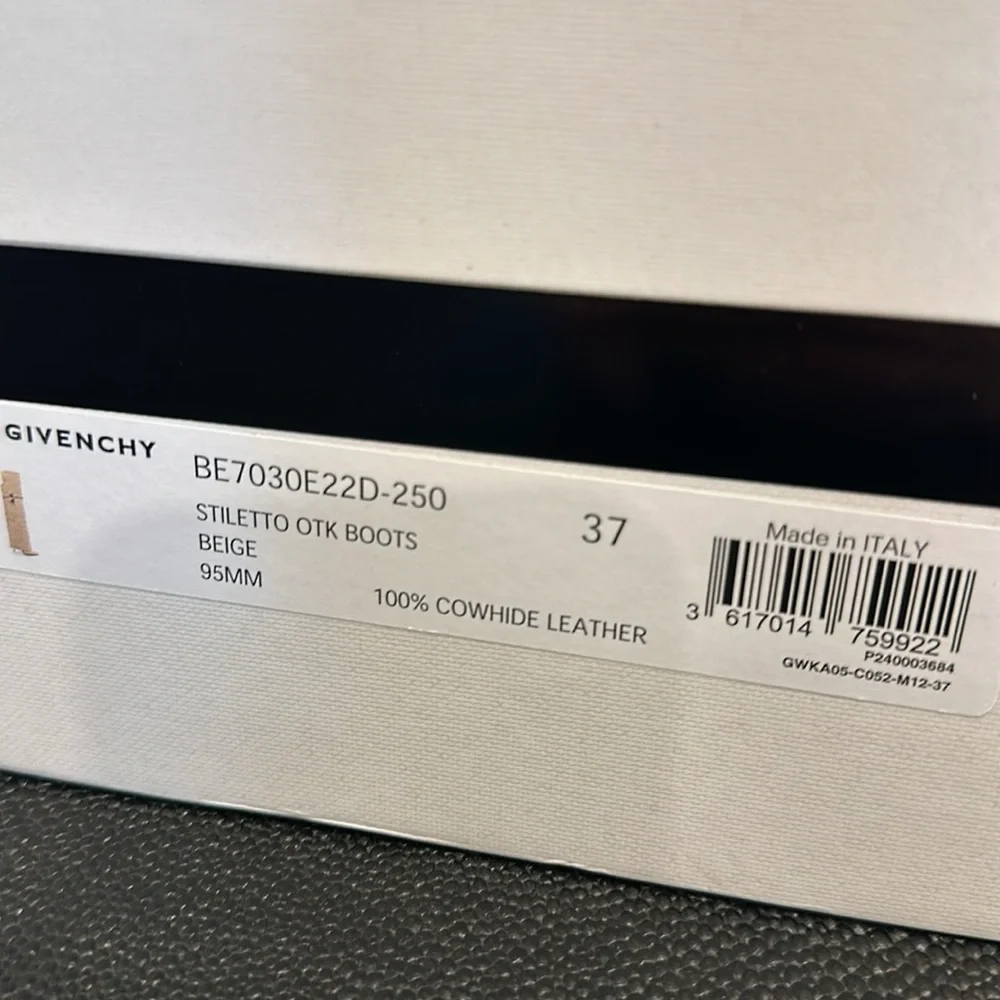 Like New with Box Givenchy Over the Knee Shark Boots